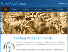 Tablet Screenshot of harvesttimebonita.org